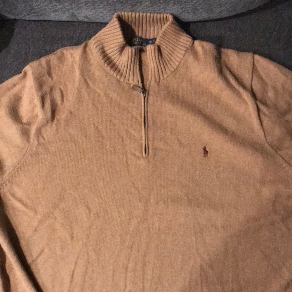Tan polo sweater